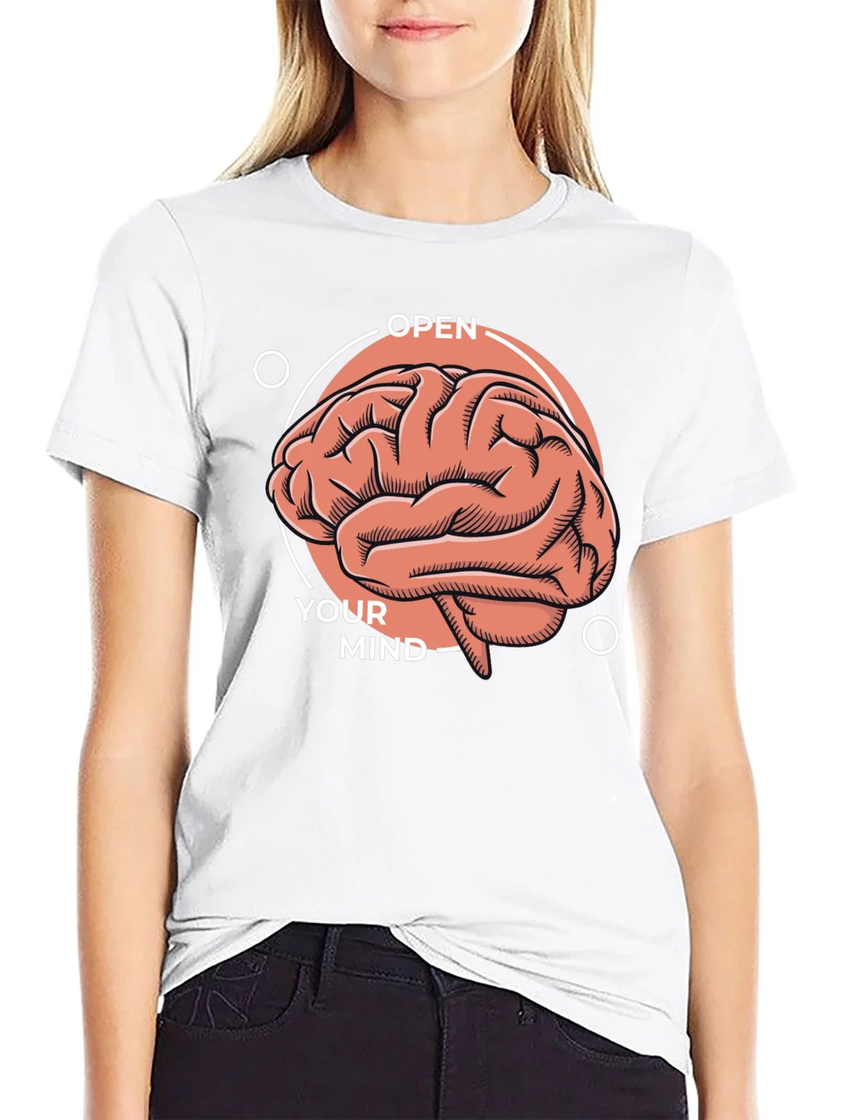 Open Your Mind Brain Graphic T-Shirt product image 8