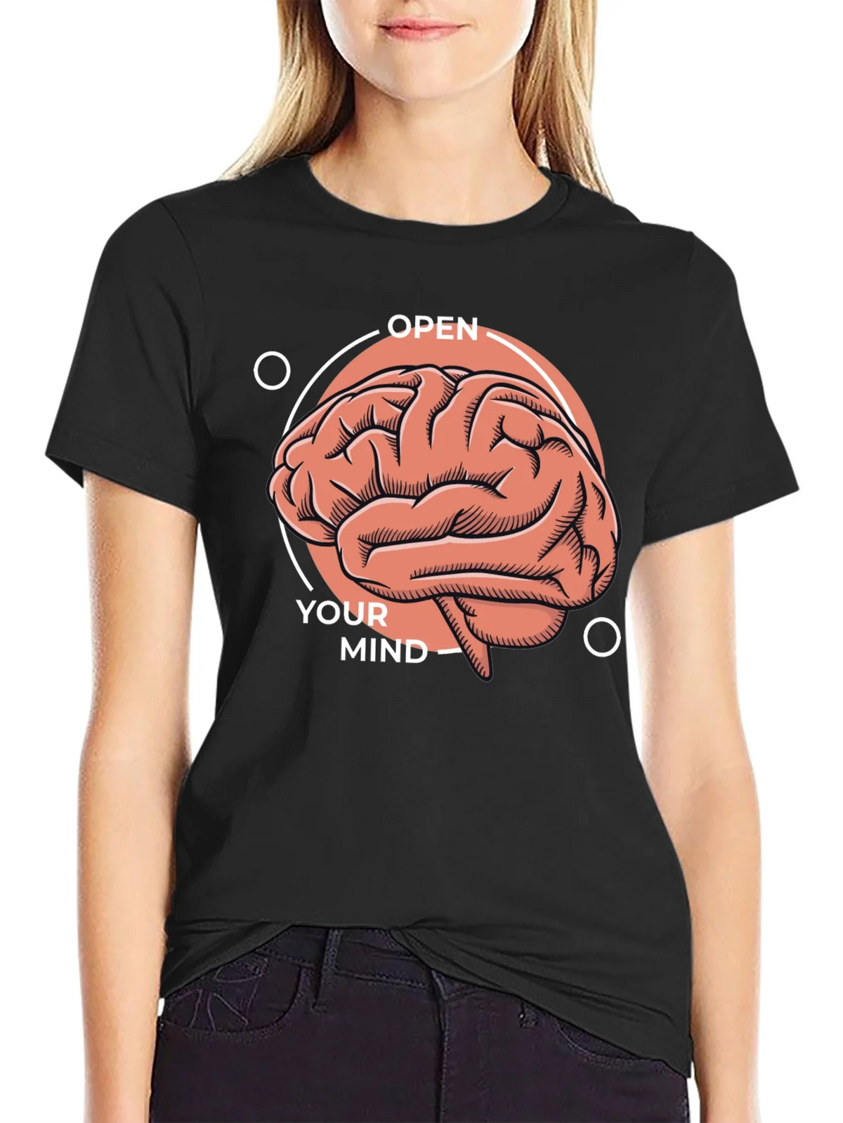 Open Your Mind Brain Graphic T-Shirt product image 2