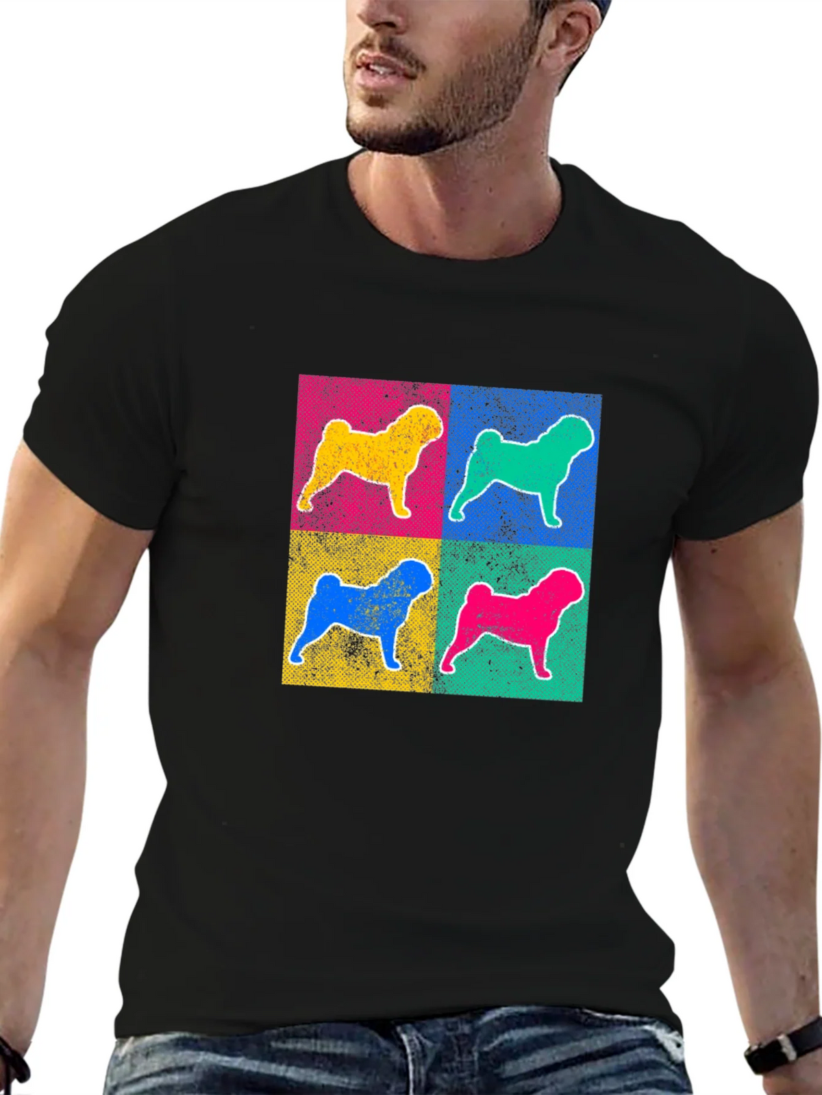 Pop Art Dog Graphic Tee - Unique Style product image 6