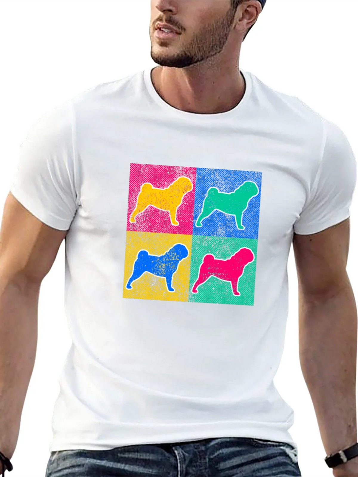 Pop Art Dog Graphic Tee - Unique Style product image 12