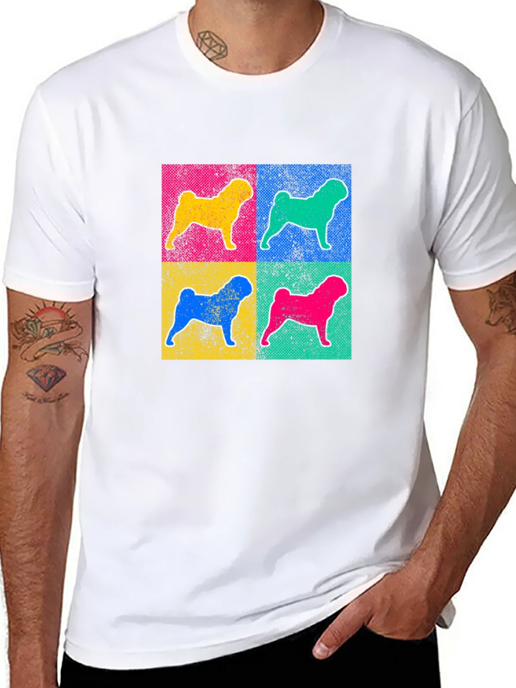 Pop Art Dog Graphic Tee - Unique Style product image 7
