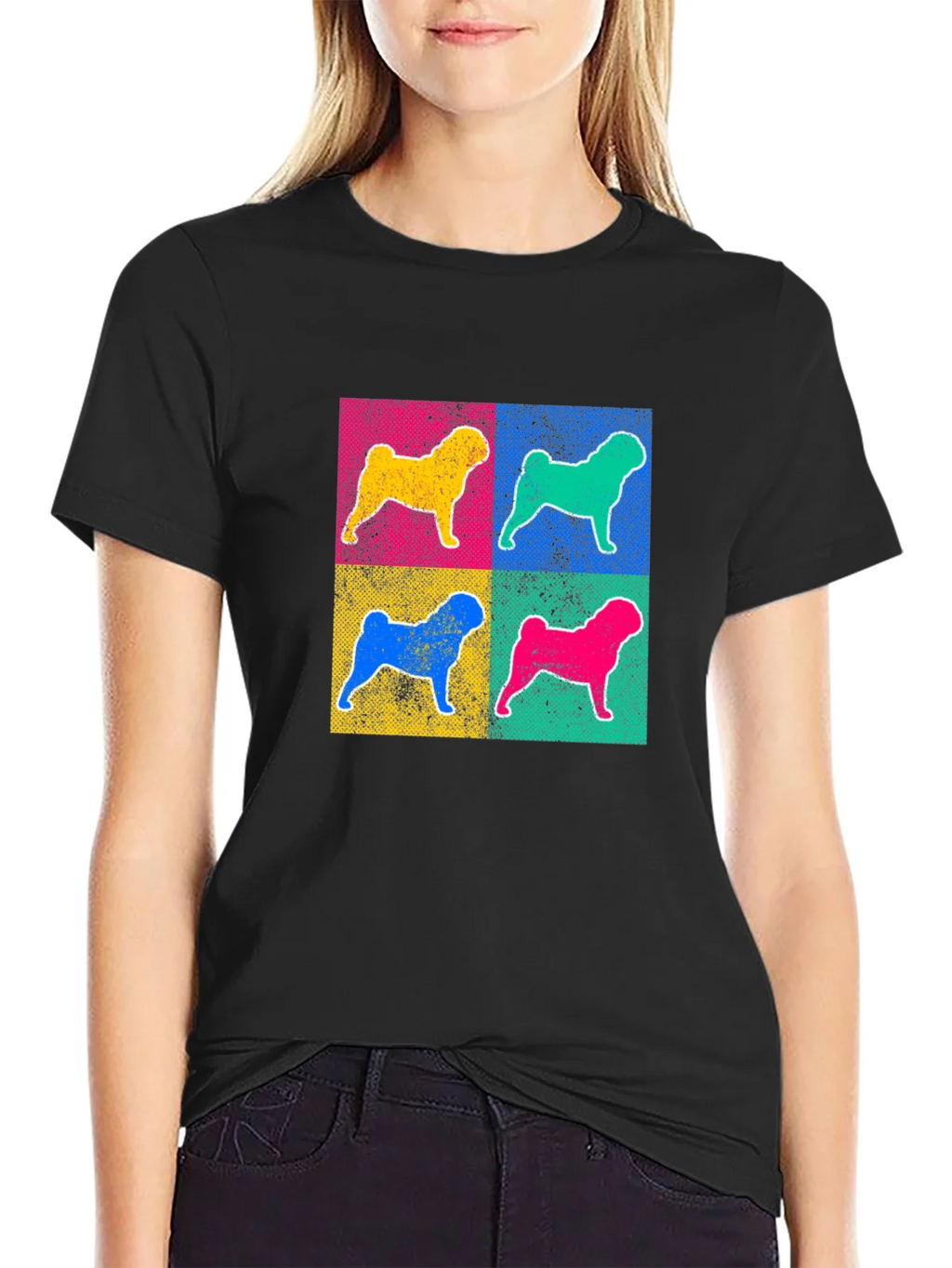 Pop Art Dog Graphic Tee - Unique Style product image 2