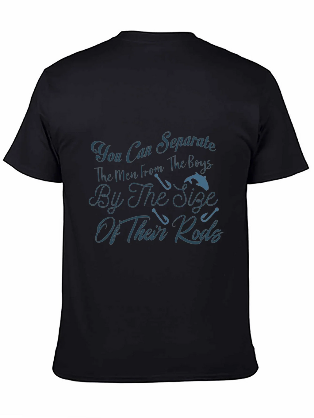 Fishing Rods Mens T-Shirt - Separating Boys From The Men product image 4