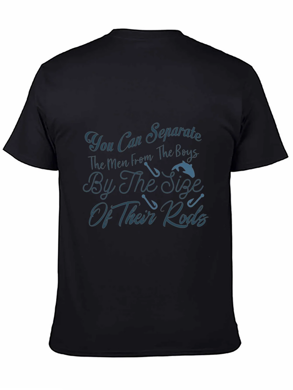 Fishing Rods Mens T-Shirt - Separating Boys From The Men product image 4
