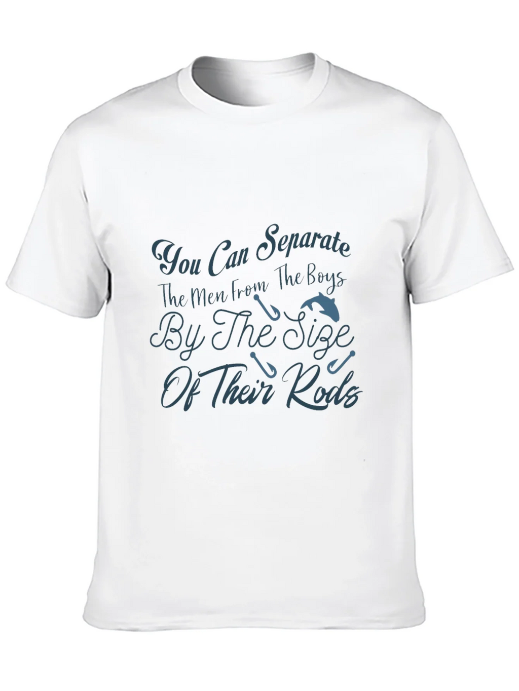 Fishing Rods Mens T-Shirt - Separating Boys From The Men product image 8