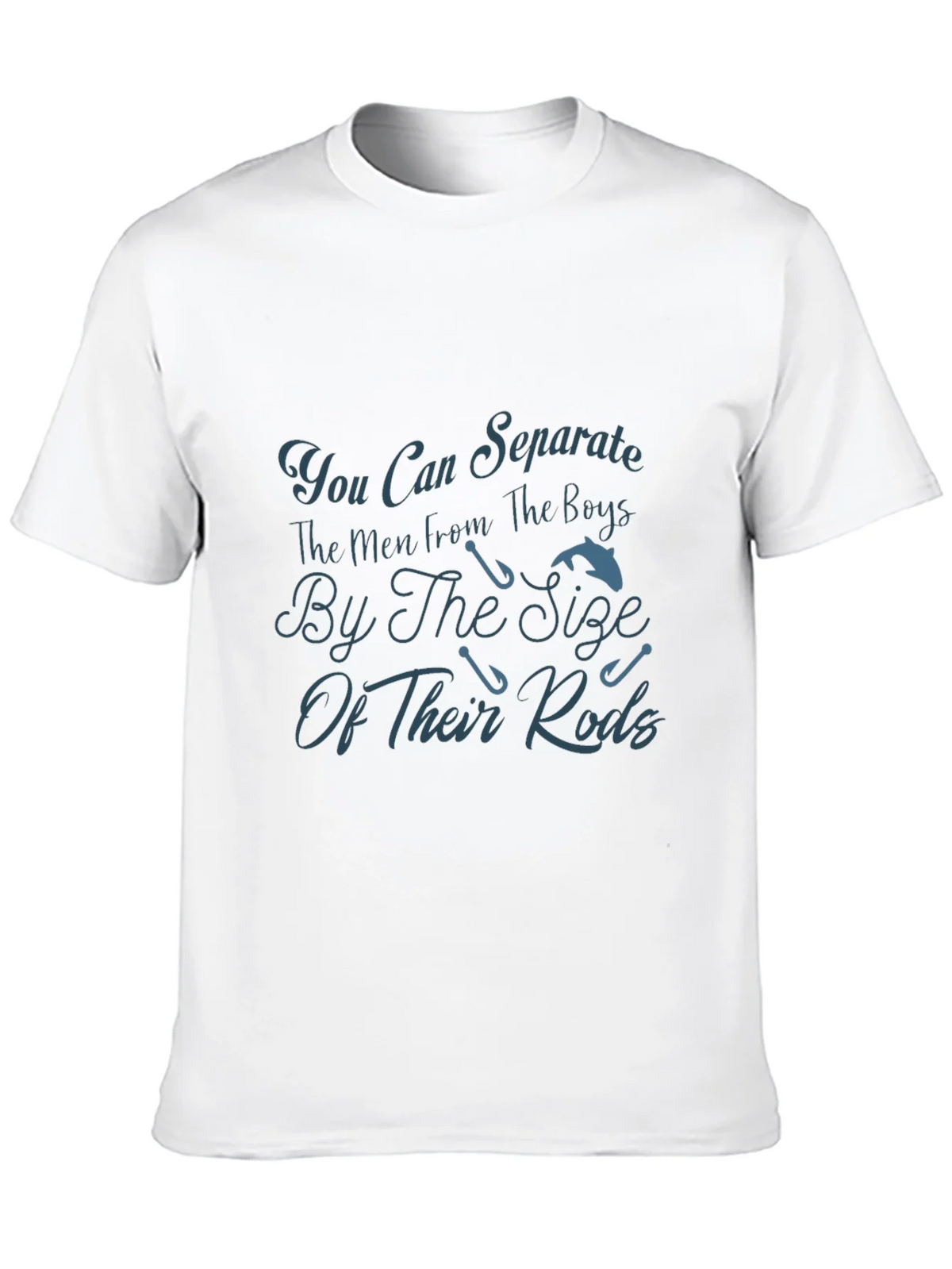 Fishing Rods Mens T-Shirt - Separating Boys From The Men product image 8