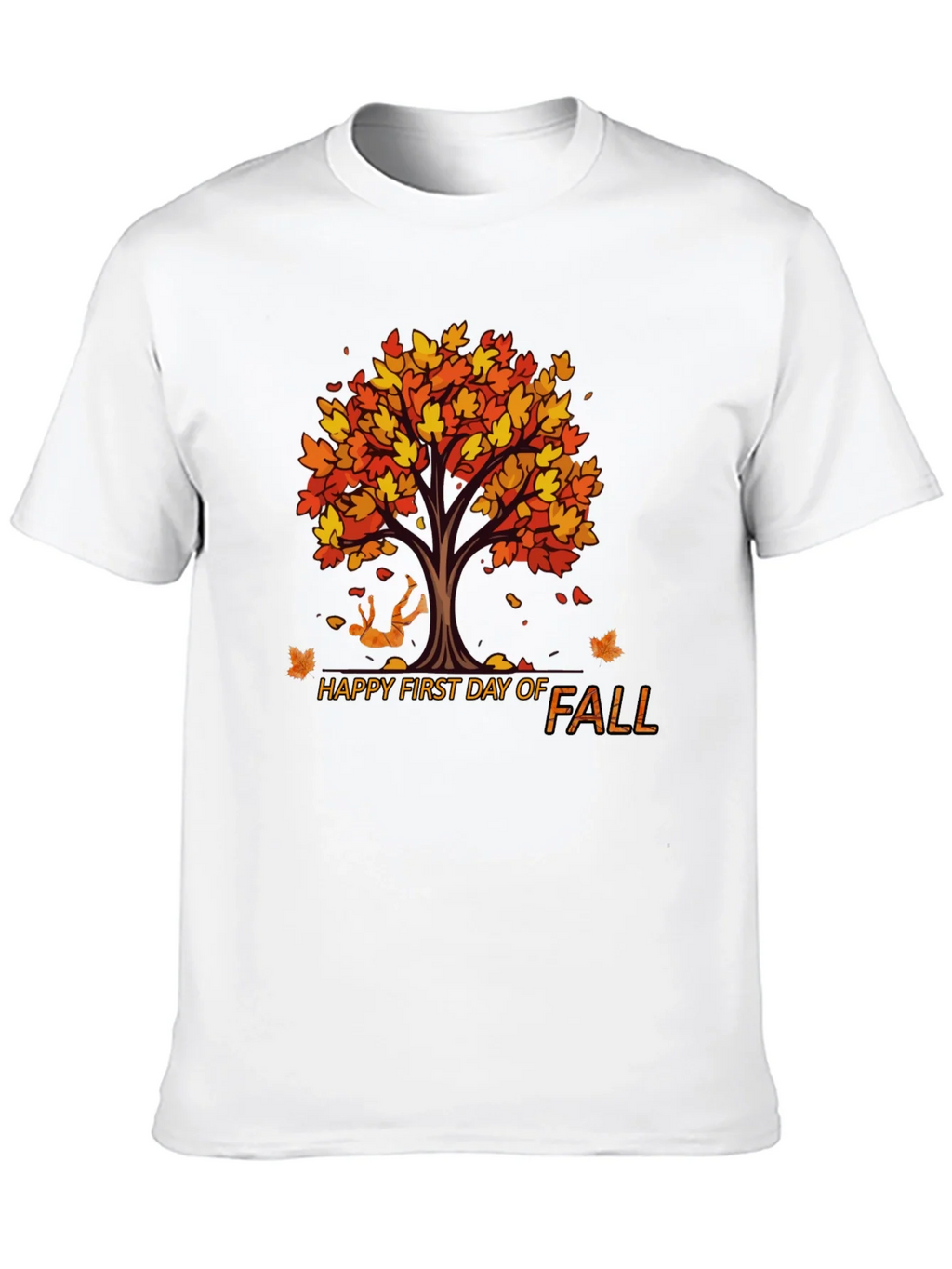 Happy First Day of Fall Black T-Shirt product image 9