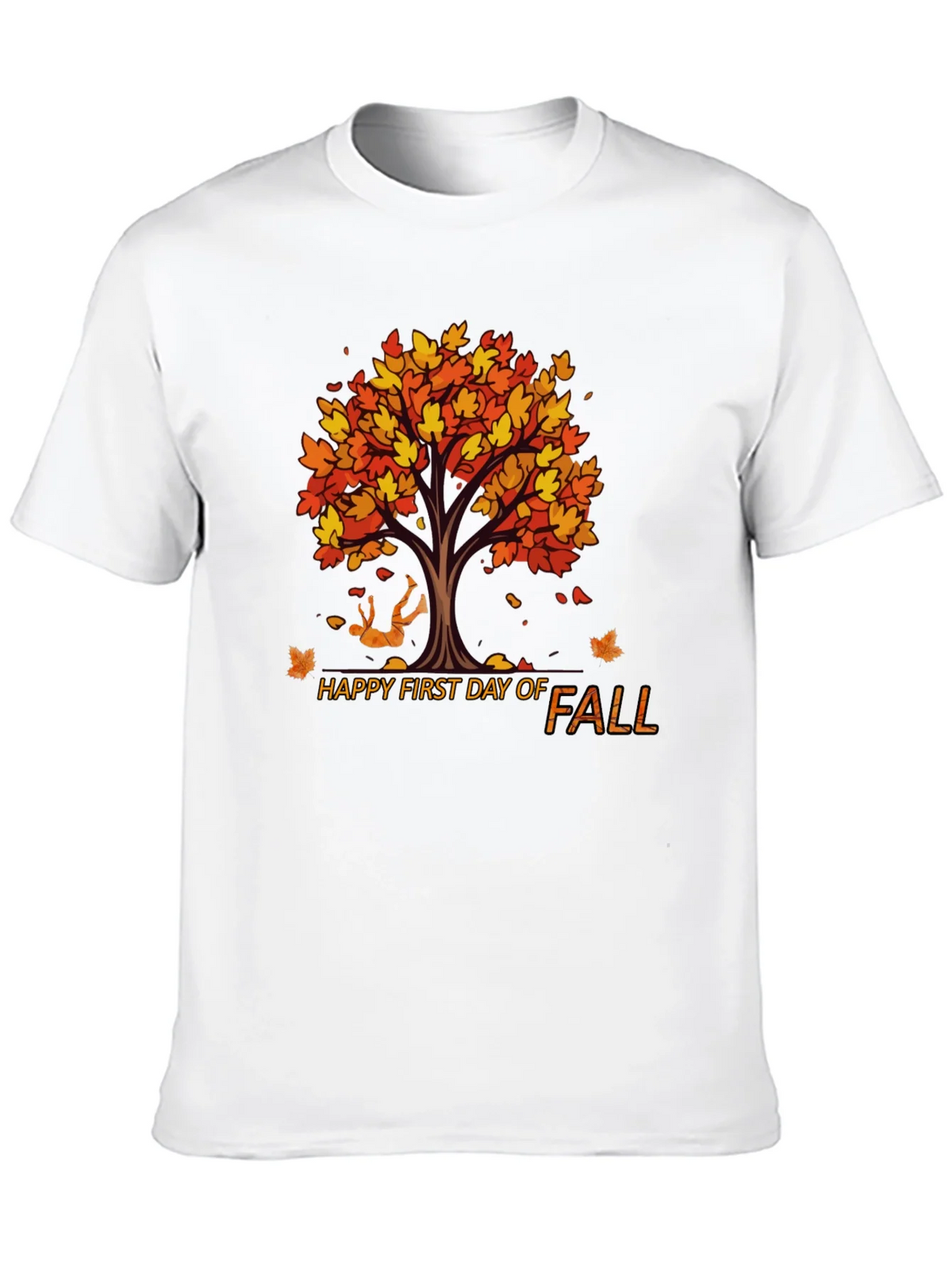Happy First Day of Fall Black T-Shirt product image 9