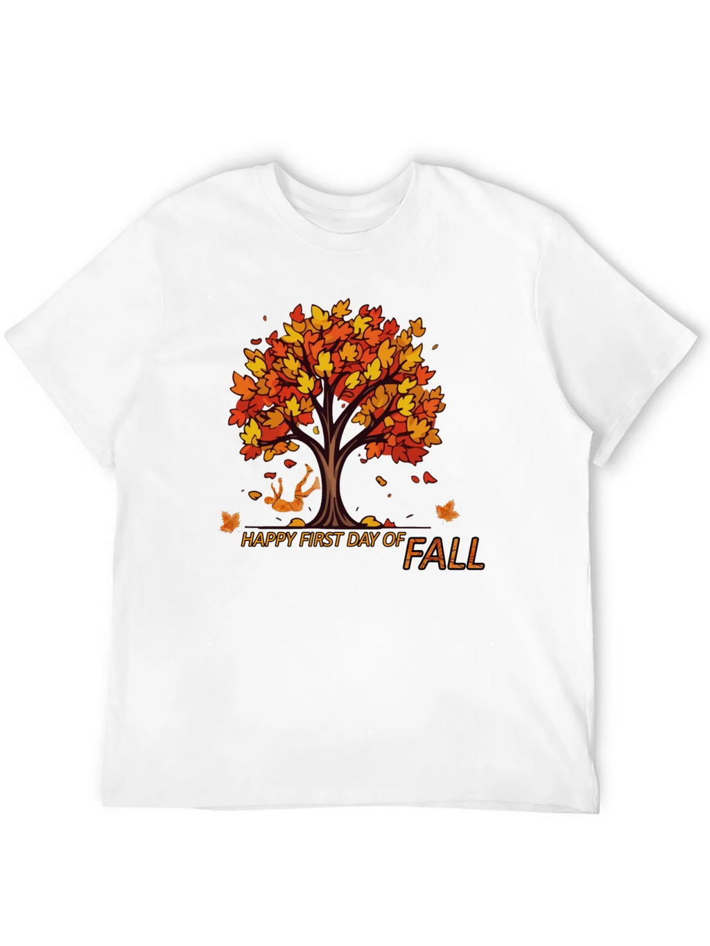 Happy First Day of Fall Black T-Shirt product image 11