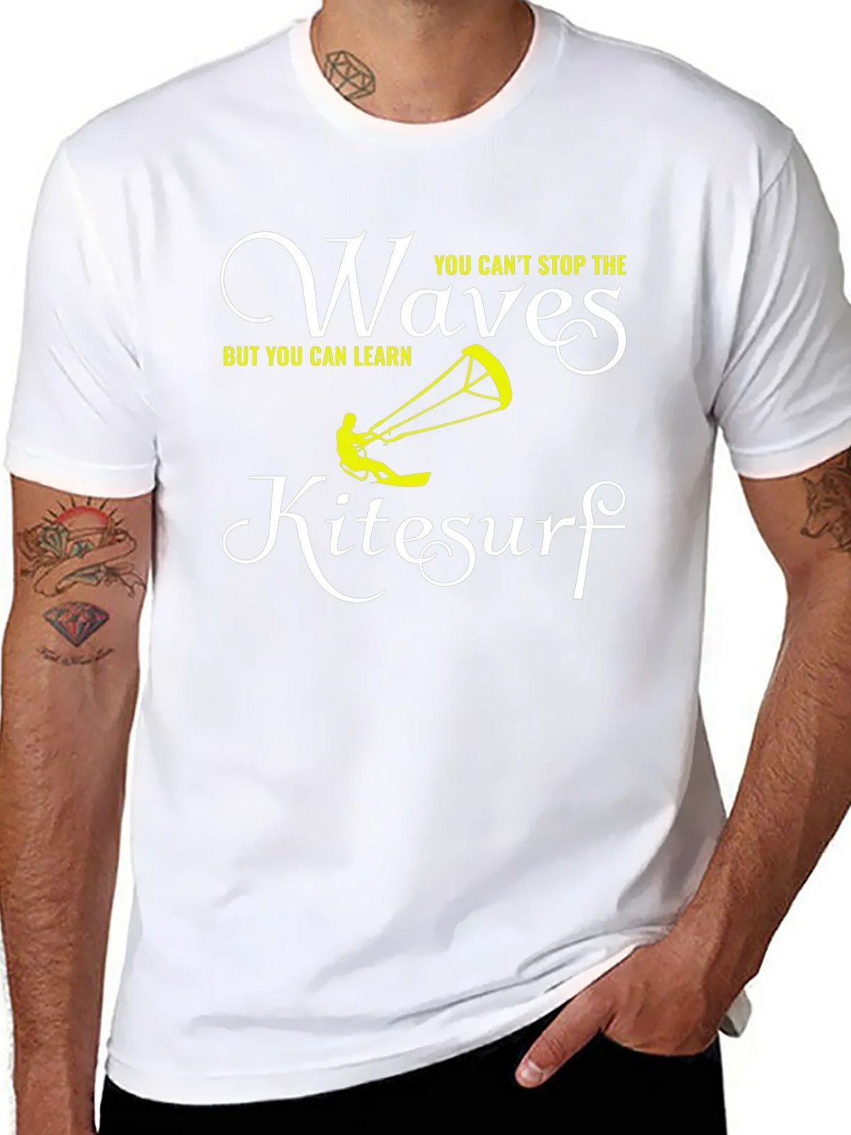 Kitesurf Waves Graphic Tee - Learn to Ride! product image 7