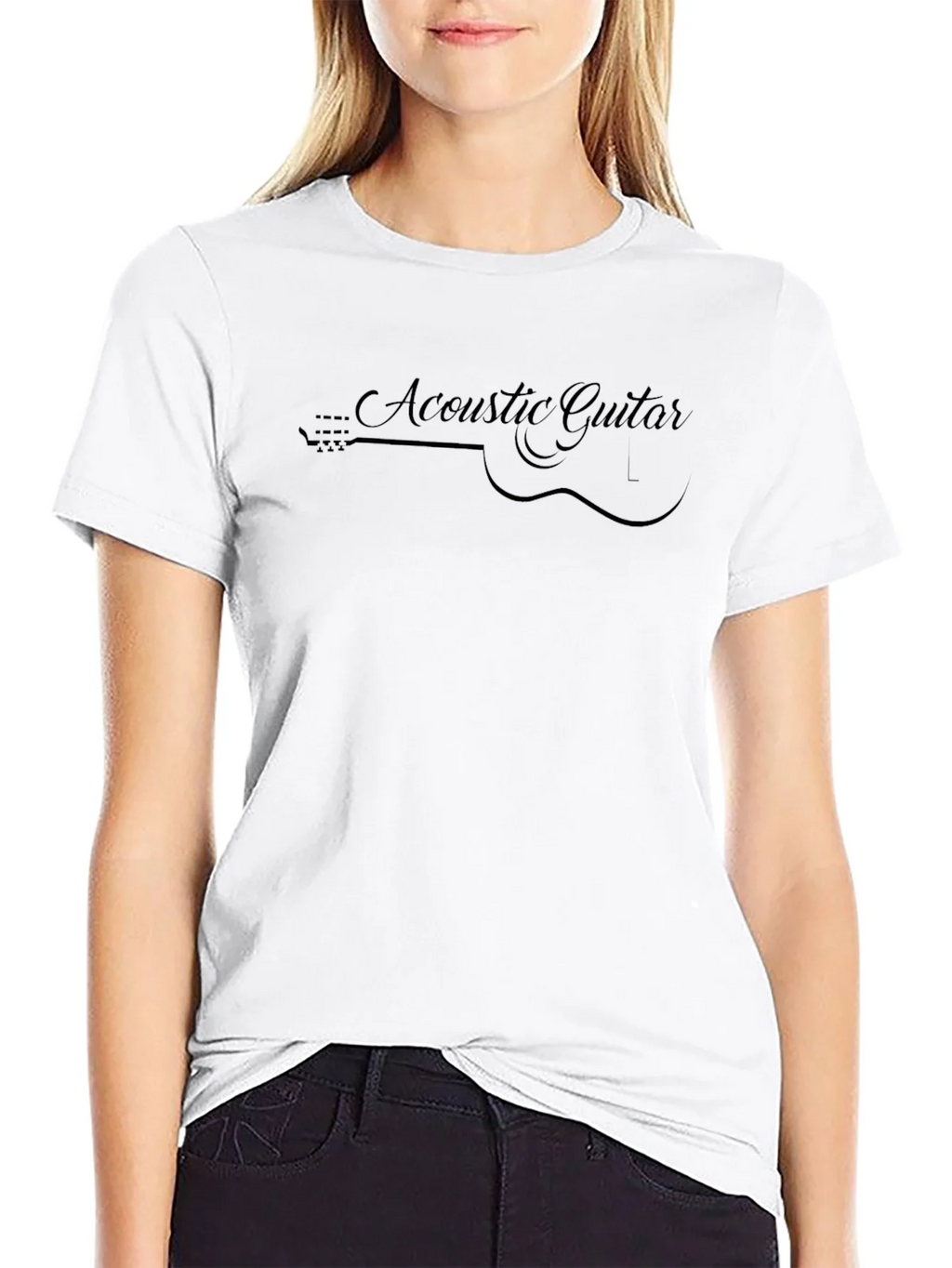 Acoustic Guitar Graphic T-Shirt - Musician Tee product image 8