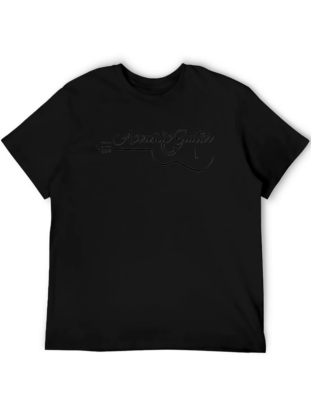 Acoustic Guitar Graphic T-Shirt - Musician Tee product image 5