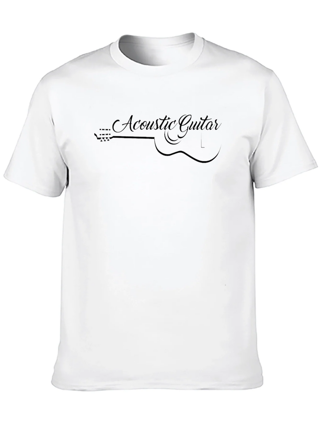 Acoustic Guitar Graphic T-Shirt - Musician Tee product image 9