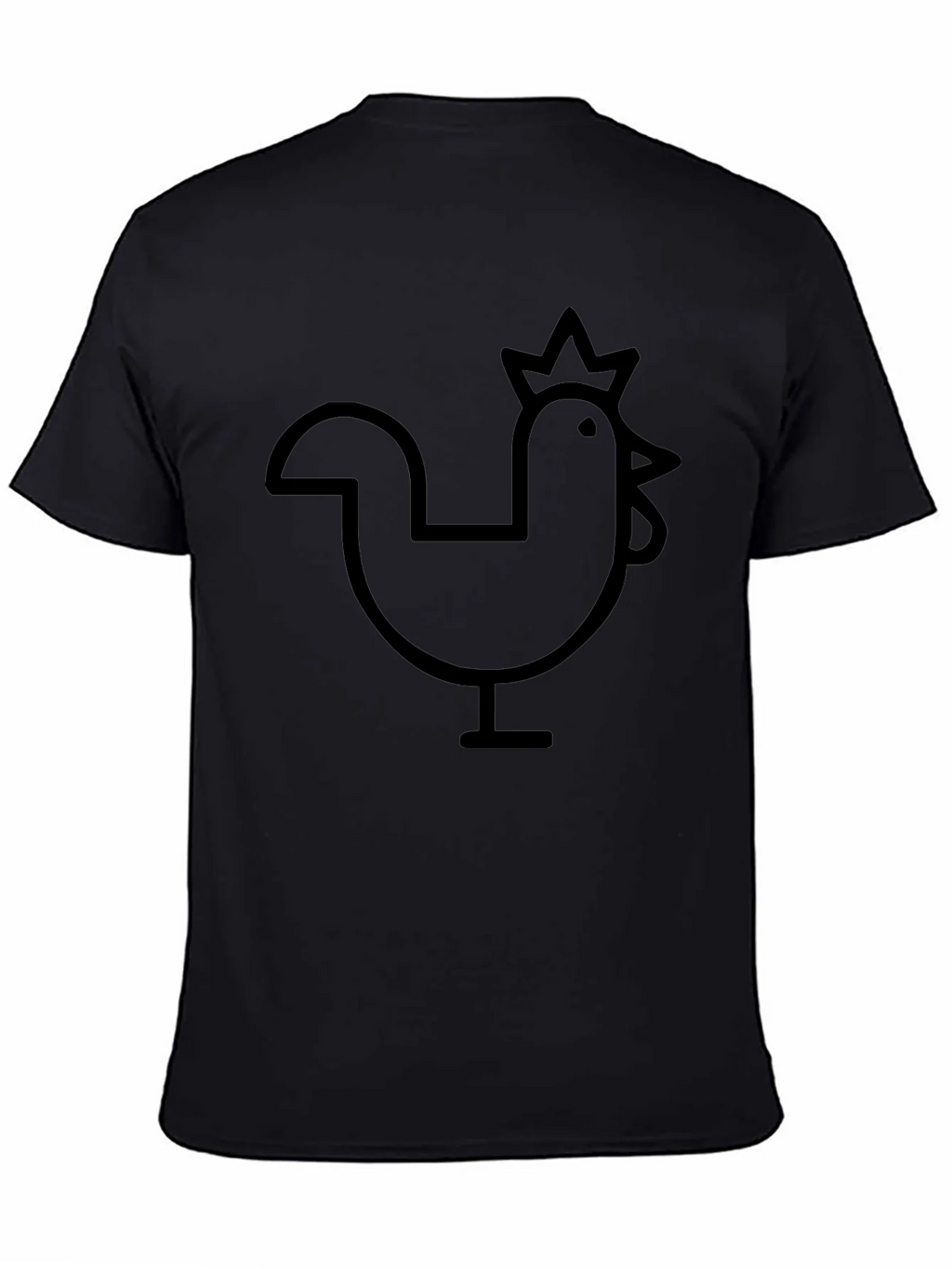 Black Chicken Graphic Tee - Casual Comfort product image 4