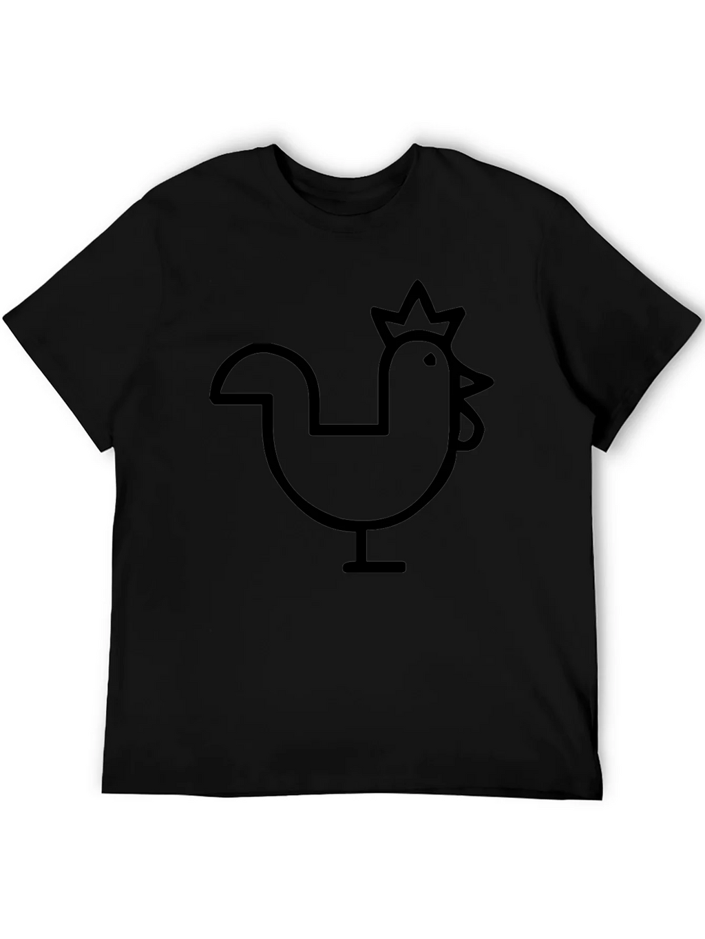 Black Chicken Graphic Tee - Casual Comfort product image 5