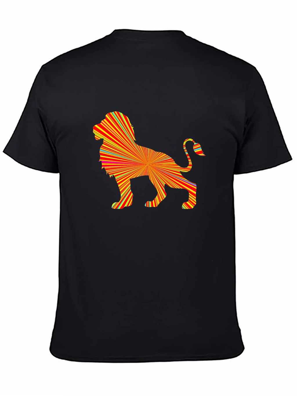 Abstract Lion Graphic Tee - Bold & Stylish product image 4