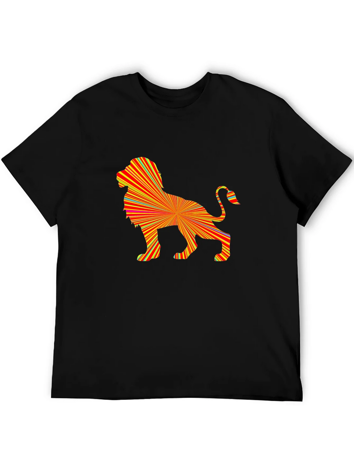 Abstract Lion Graphic Tee - Bold & Stylish product image 5
