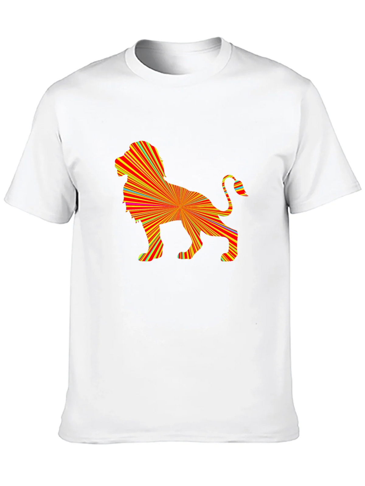 Abstract Lion Graphic Tee - Bold & Stylish product image 9