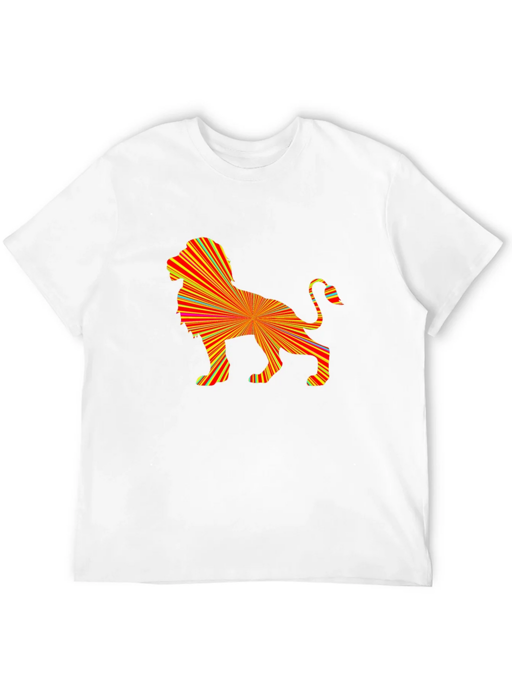 Abstract Lion Graphic Tee - Bold & Stylish product image 11