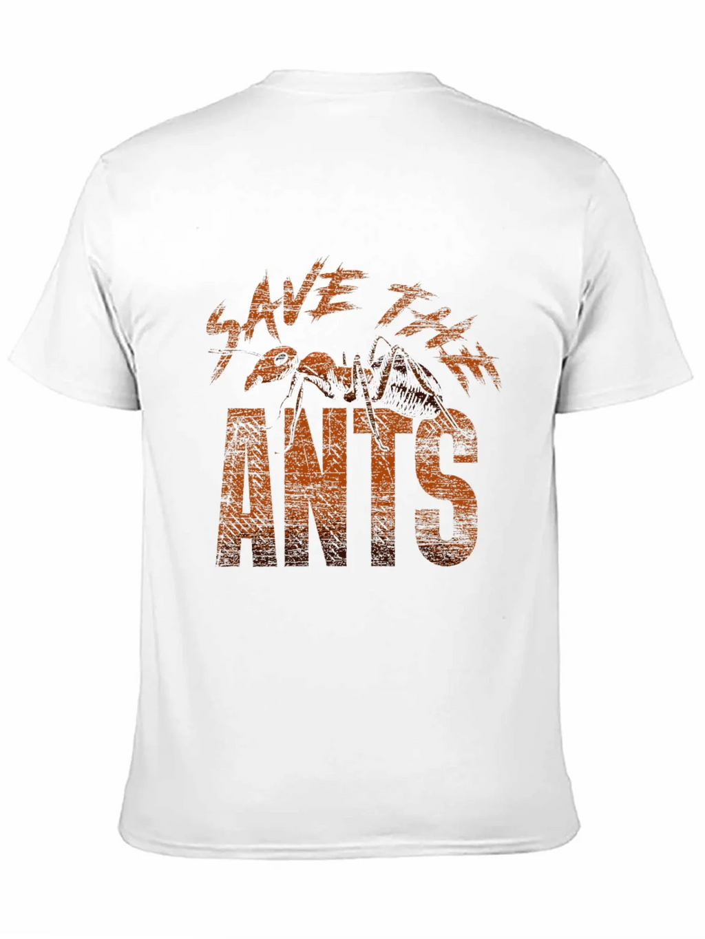 Save The Ants Graphic Tee - Black Cotton T-Shirt product image 10