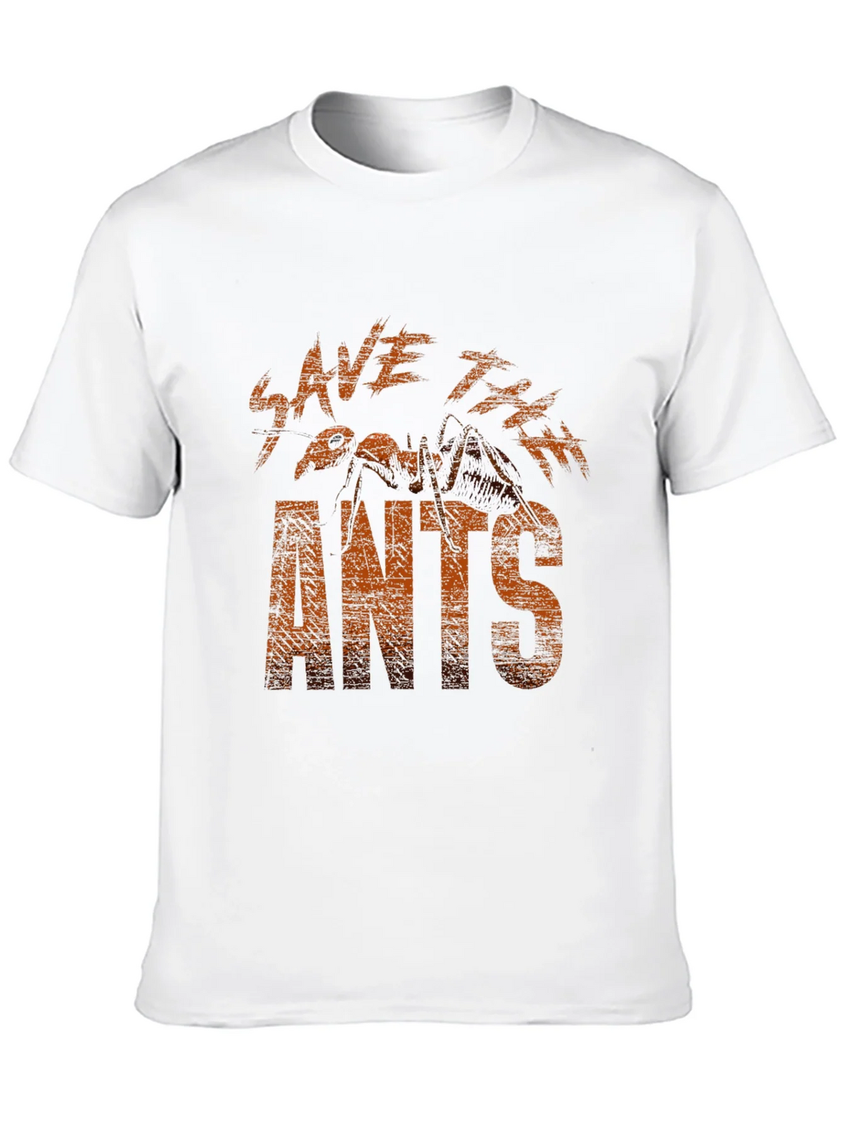 Save The Ants Graphic Tee - Black Cotton T-Shirt product image 9
