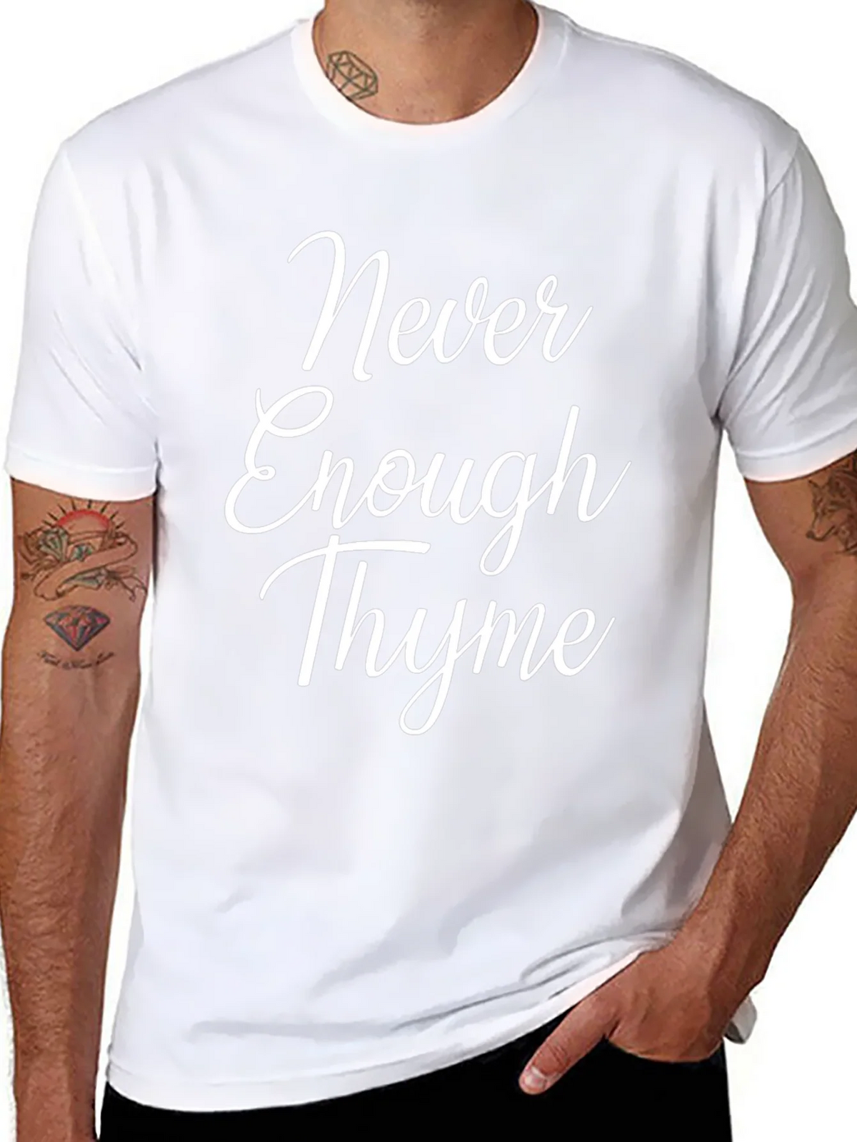 Never Enough Thyme T-Shirt - Funny Herb Garden Tee product image 7
