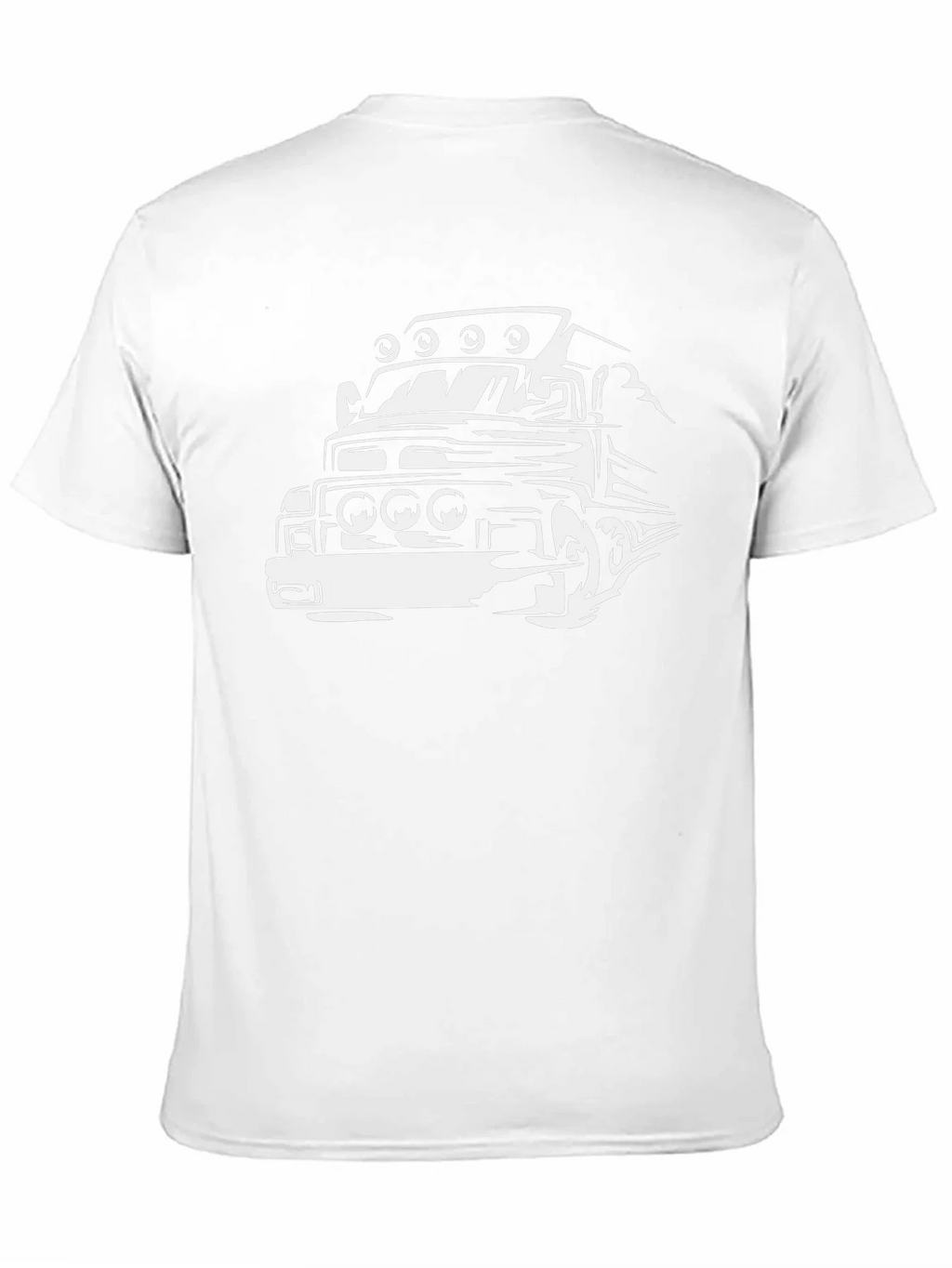 Truck Graphic Tee - Bold Black Cotton Blend product image 10