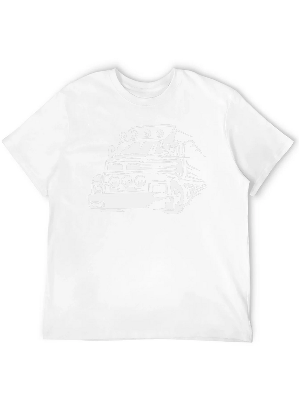 Truck Graphic Tee - Bold Black Cotton Blend product image 11