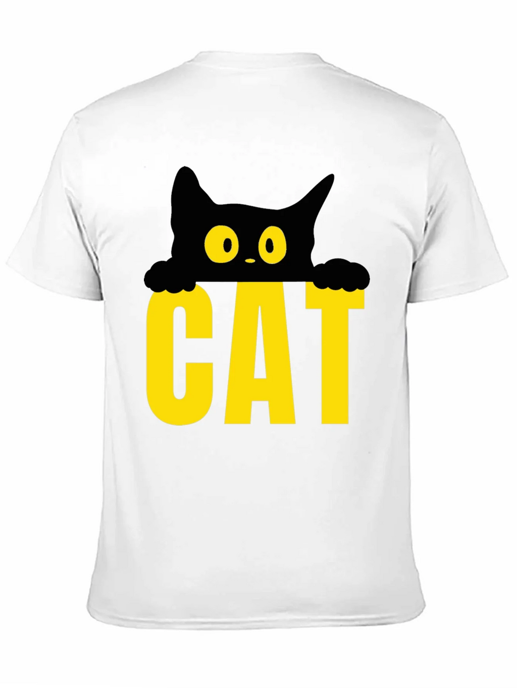 Cat Peek-a-Boo Graphic Tee - Black product image 10