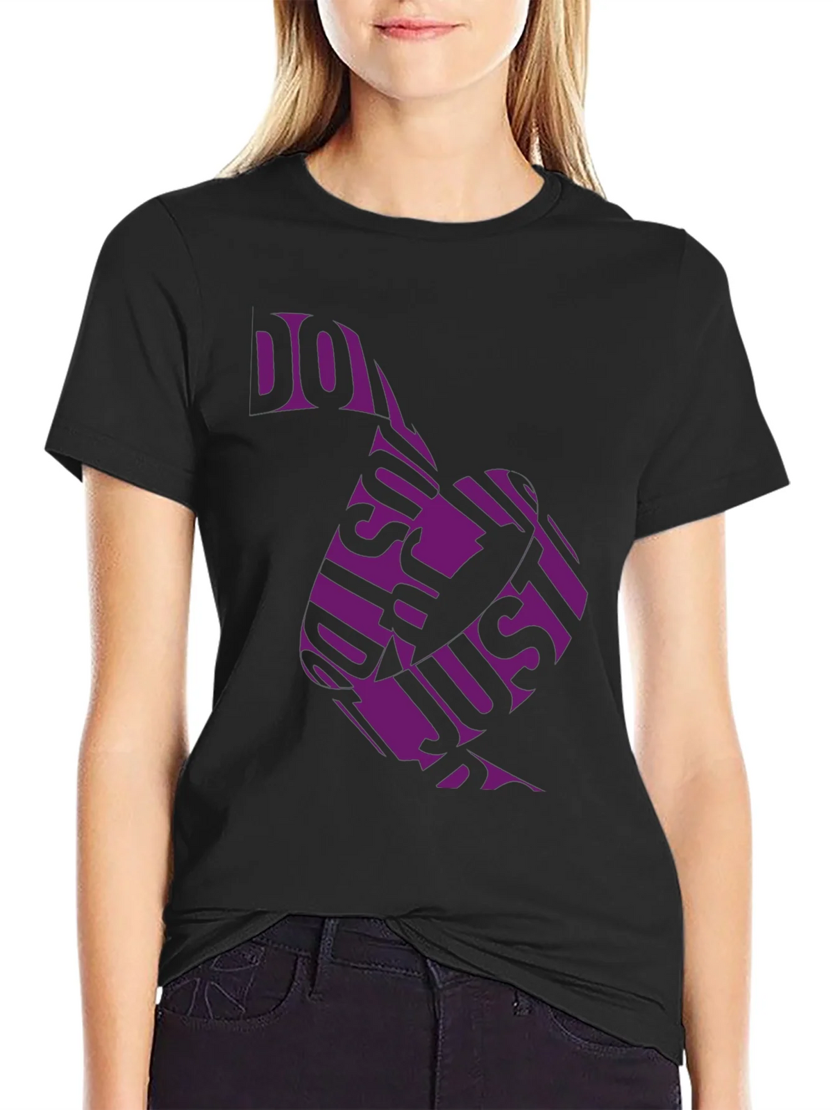 Do Just Do It Black Tee product image 2