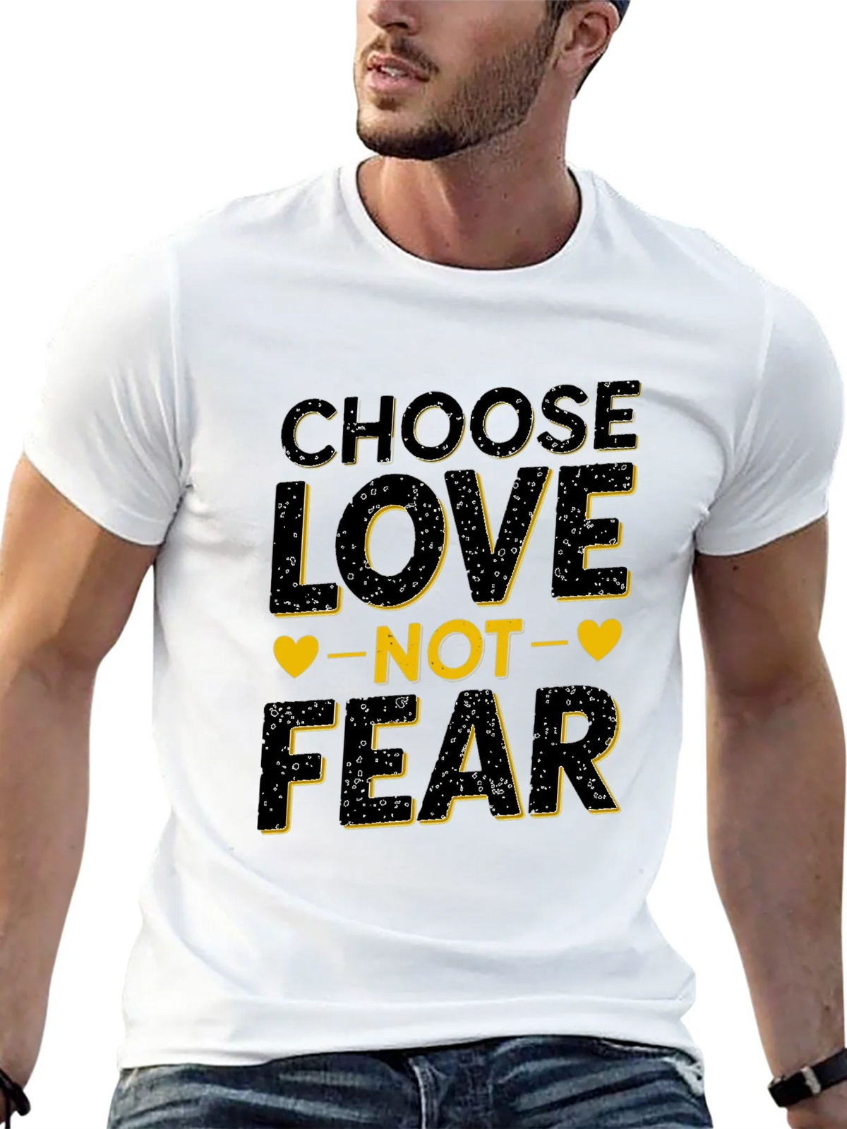 Choose Love Not Fear T-Shirt product image 12
