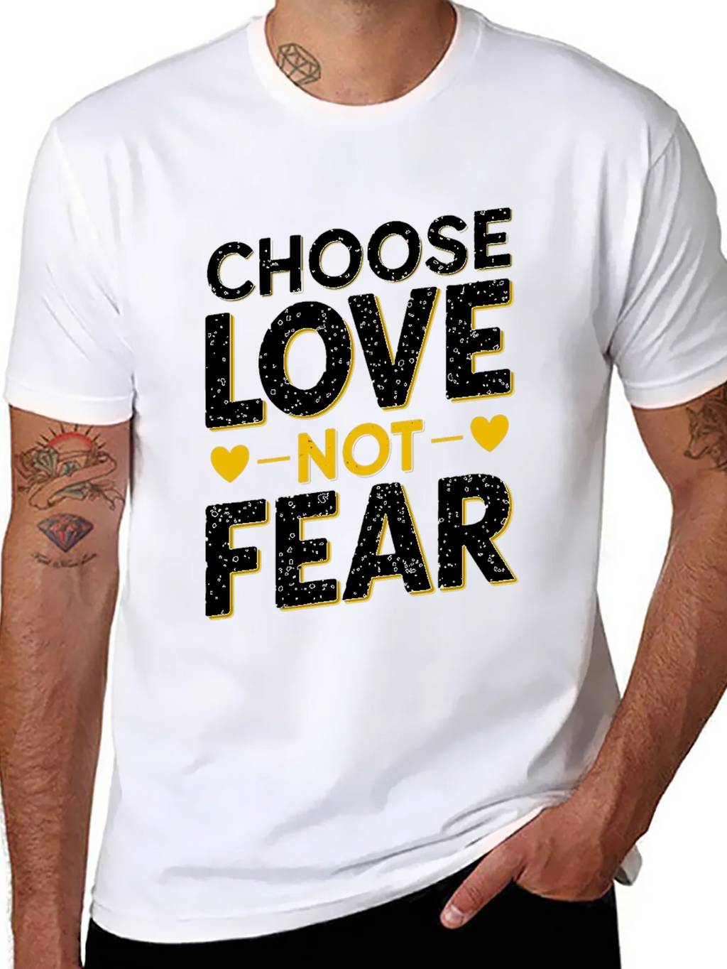 Choose Love Not Fear T-Shirt product image 7