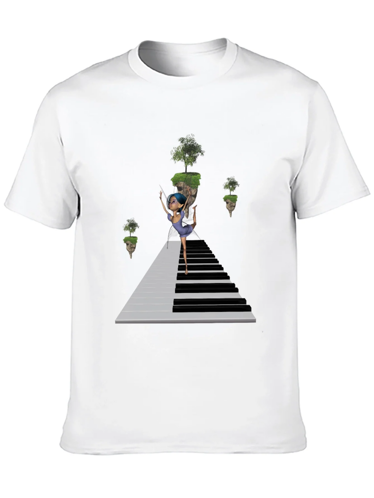 Piano Dancer Black T-Shirt product image 9