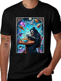 Grim Reaper Cereal T-Shirt - Funny Death Tarot Card Tee product image 1