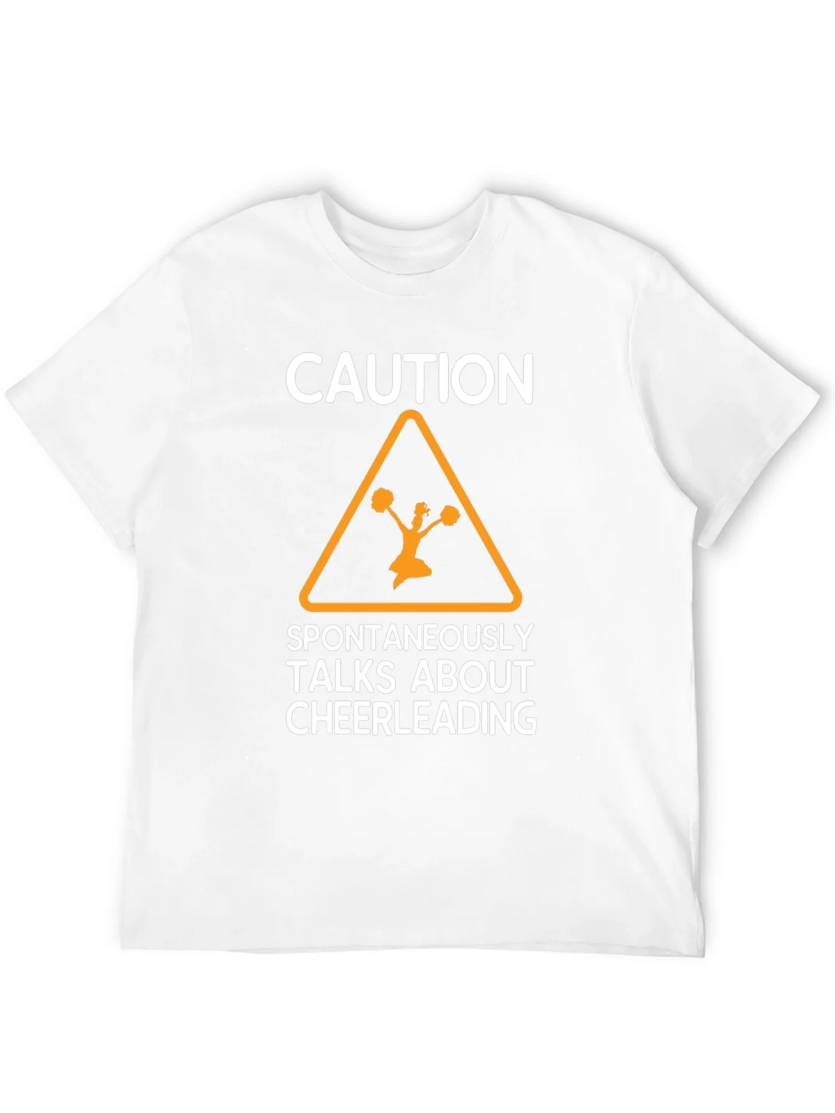 Caution Cheerleading Graphic Tee product image 11