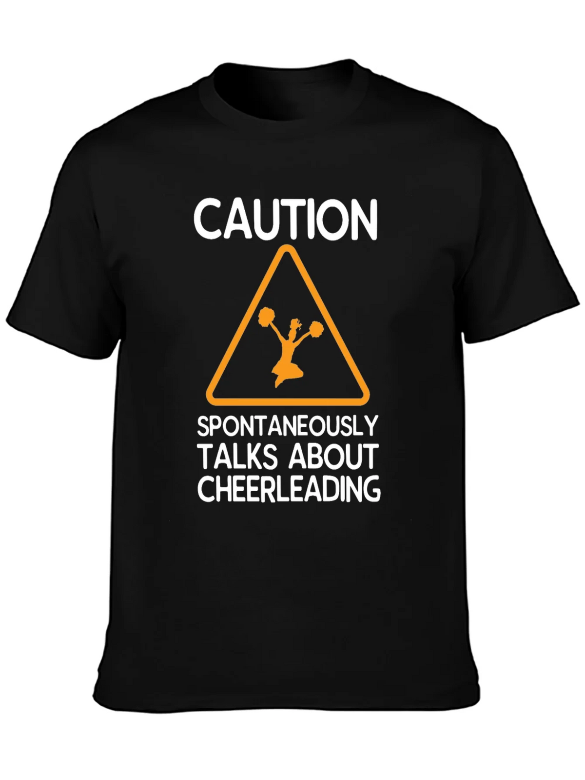 Caution Cheerleading Graphic Tee product image 3