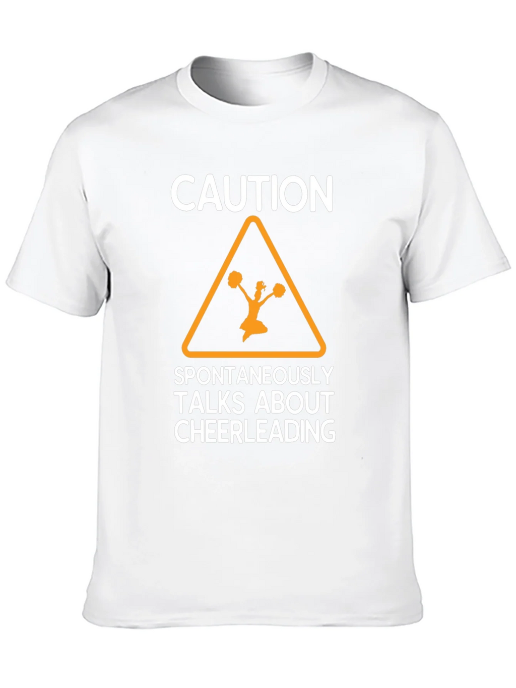 Caution Cheerleading Graphic Tee product image 9