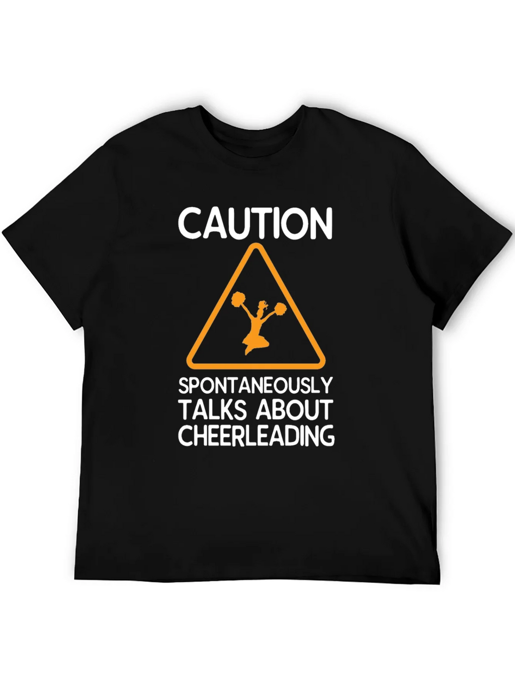 Caution Cheerleading Graphic Tee product image 5