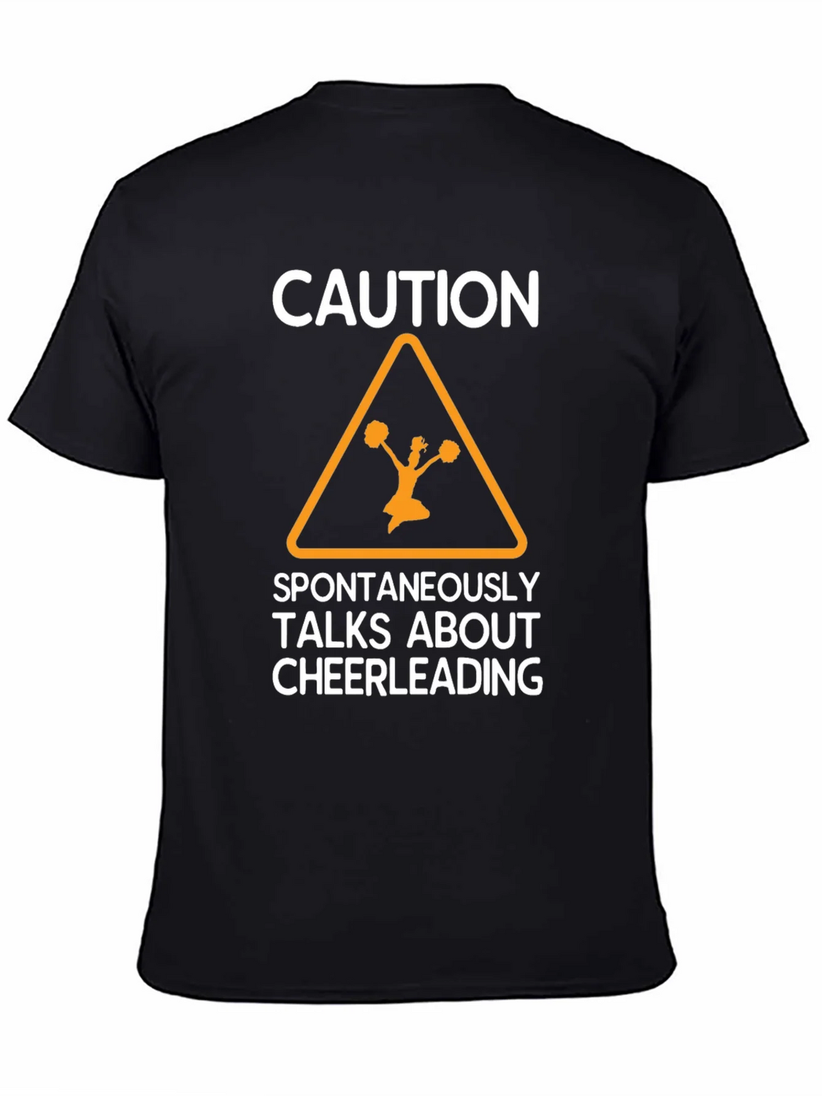 Caution Cheerleading Graphic Tee product image 4