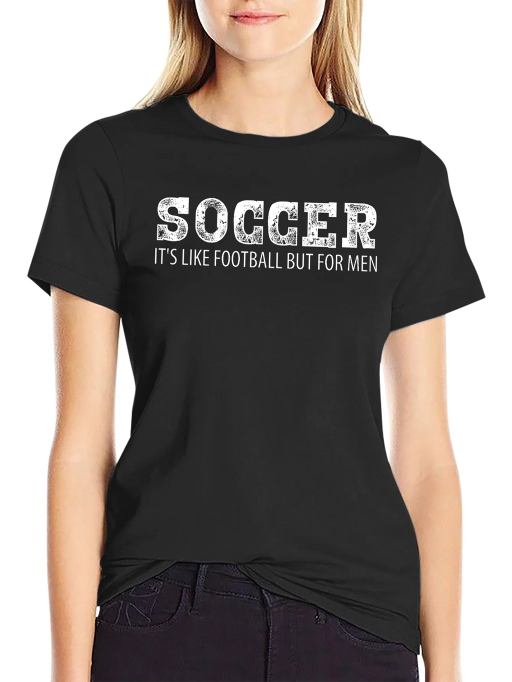 Soccer Its Like Football But For Men T-Shirt product image 2
