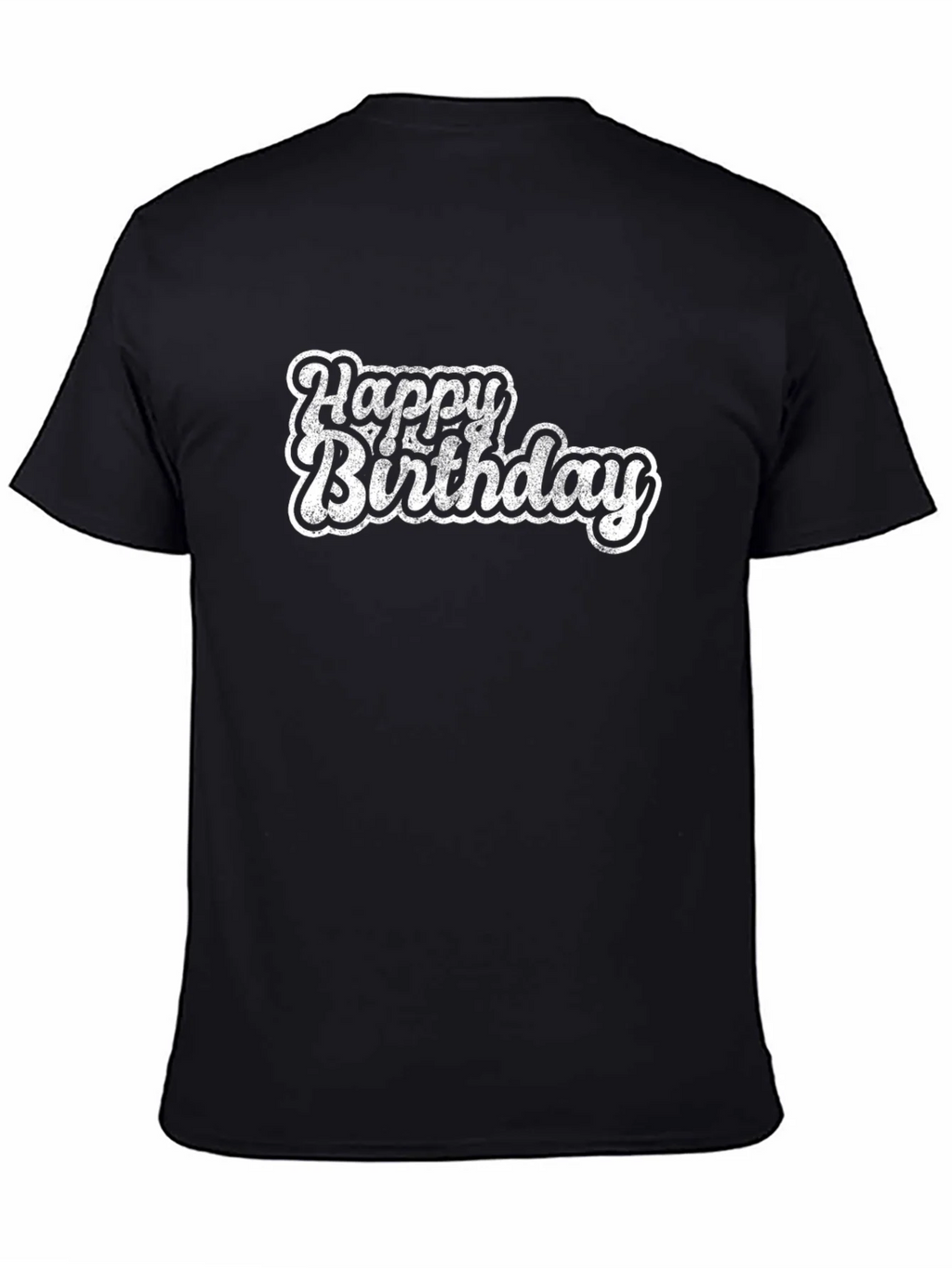 Happy Birthday Graphic Tee - Black product image 4