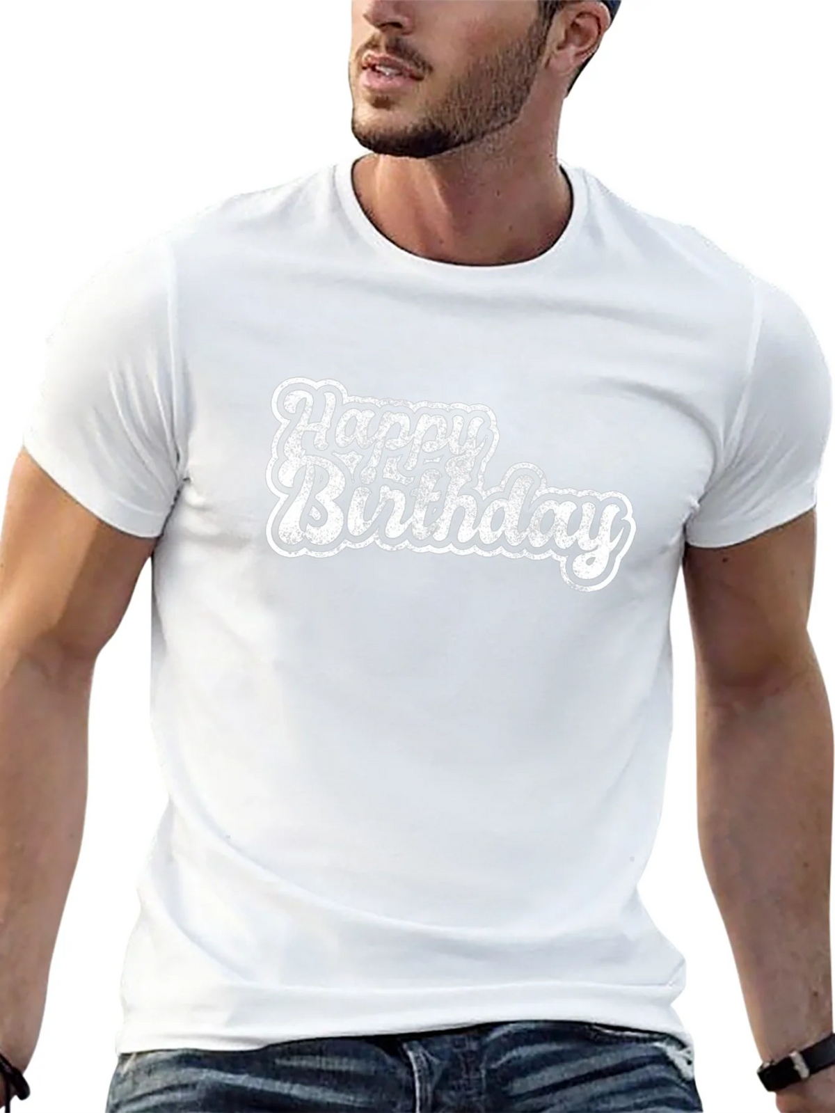 Happy Birthday Graphic Tee - Black product image 12
