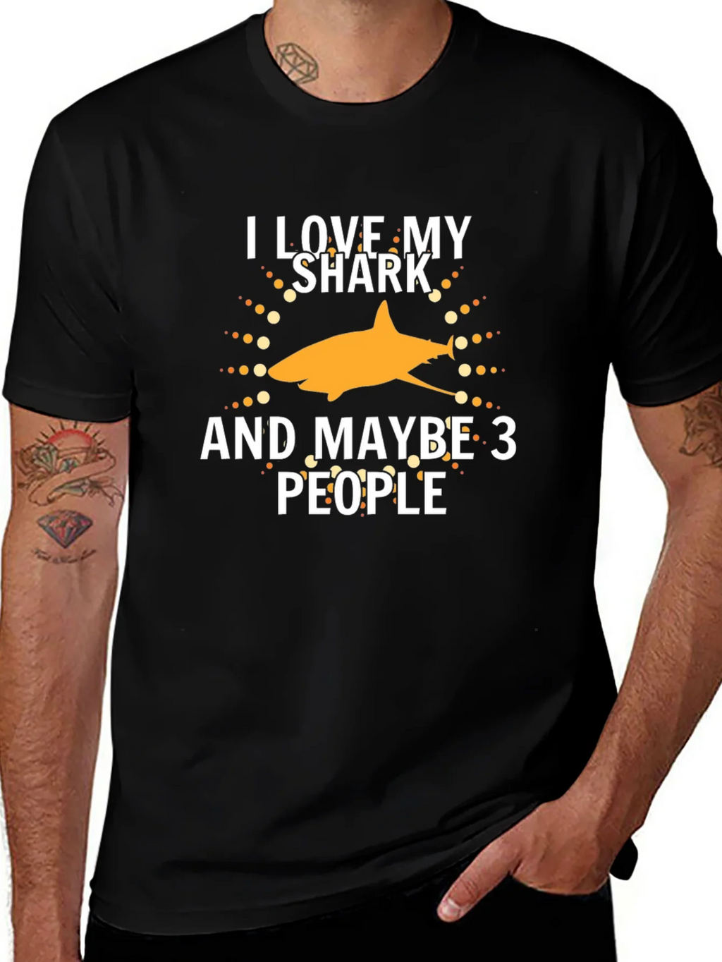 I Love My Shark and Maybe 3 People T-Shirt product image 1
