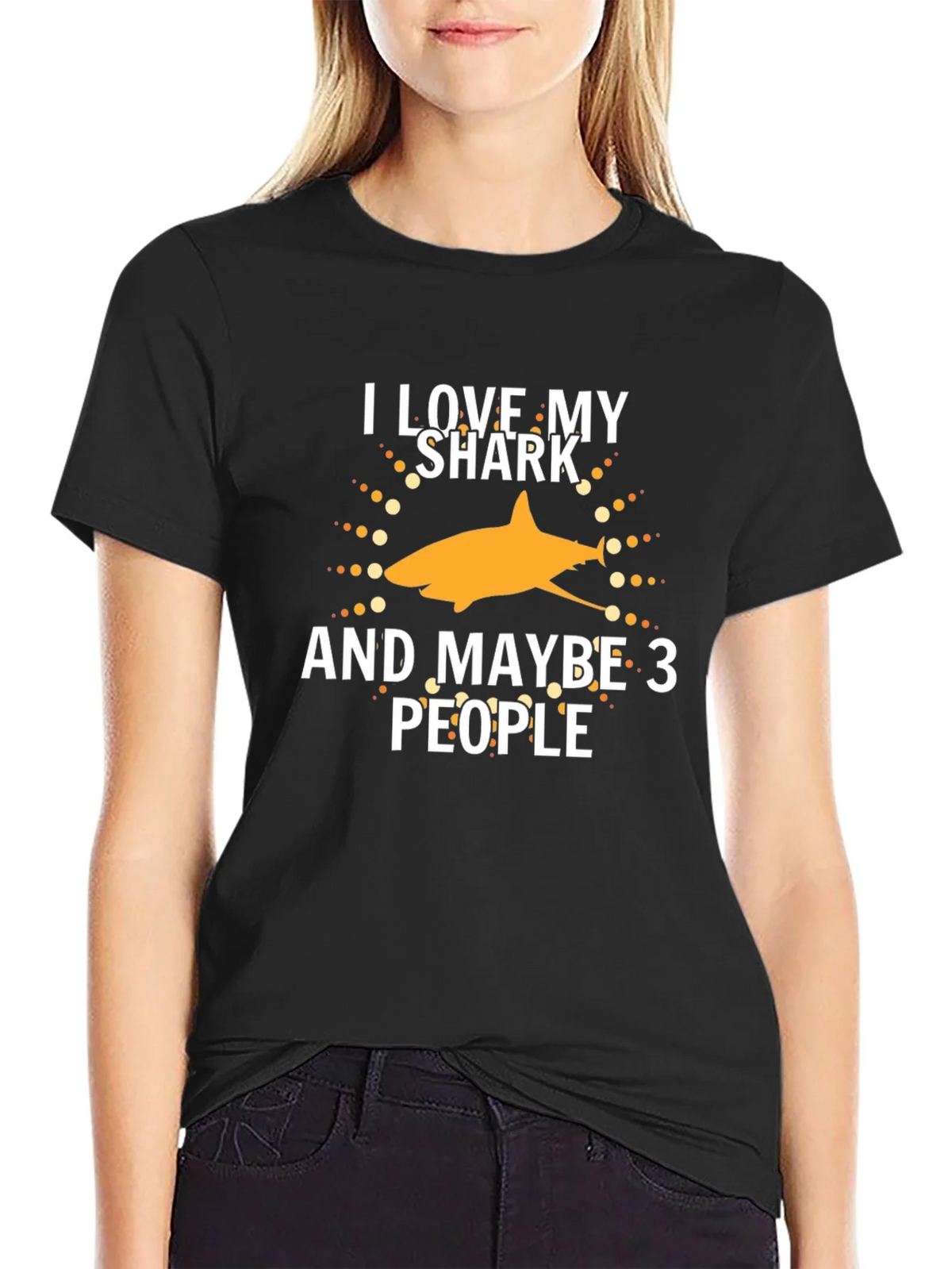 I Love My Shark and Maybe 3 People T-Shirt product image 2
