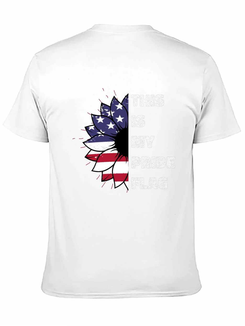 Patriotic Pride Flag Sunflower T-Shirt product image 9
