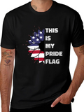 Patriotic Pride Flag Sunflower T-Shirt product image 1