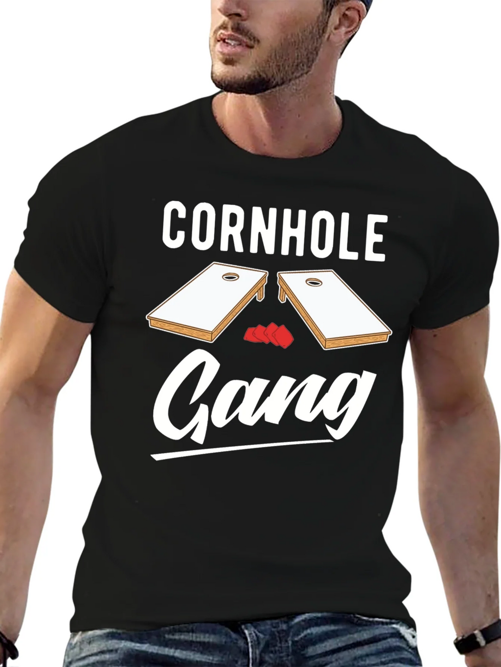 Cornhole Gang Graphic T-Shirt