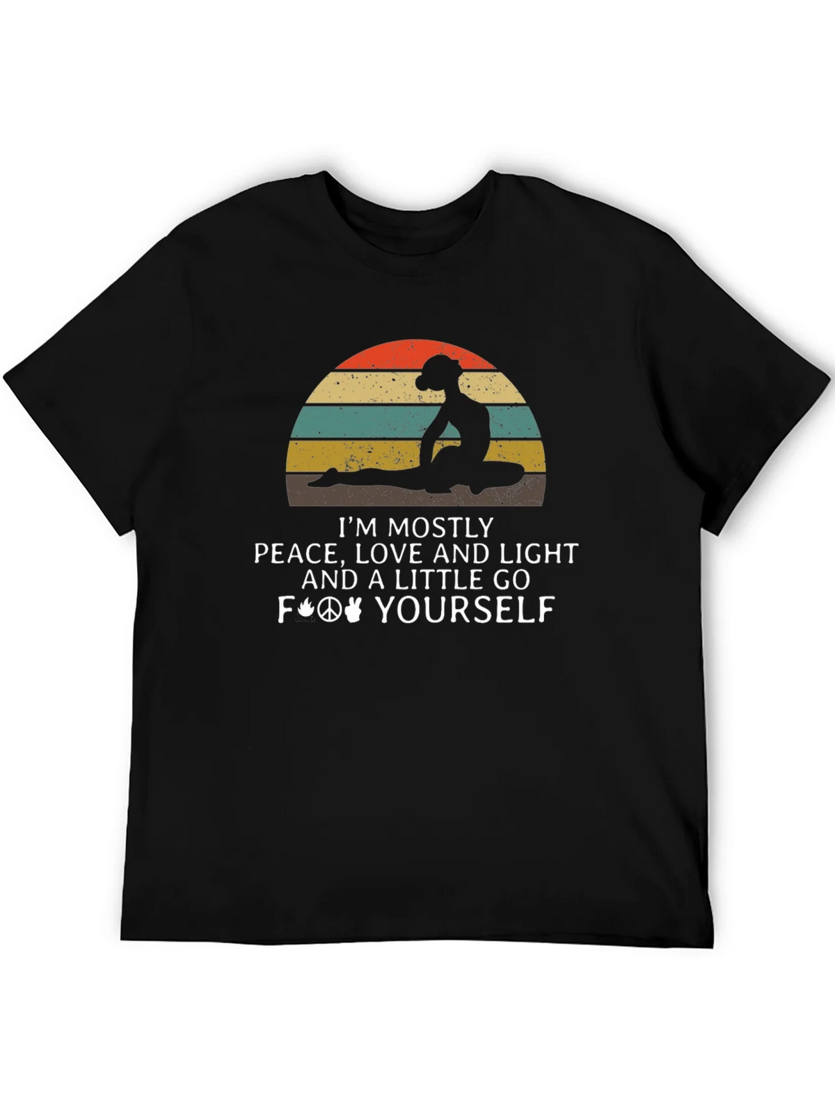 Peace Love Light Graphic T-Shirt product image 5