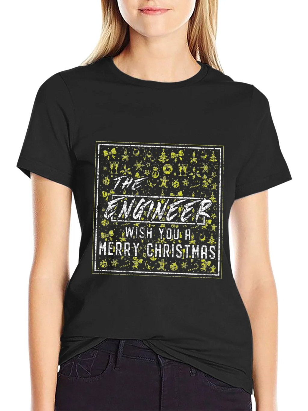 The Engineer Wish You A Merry Christmas T-Shirt product image 2