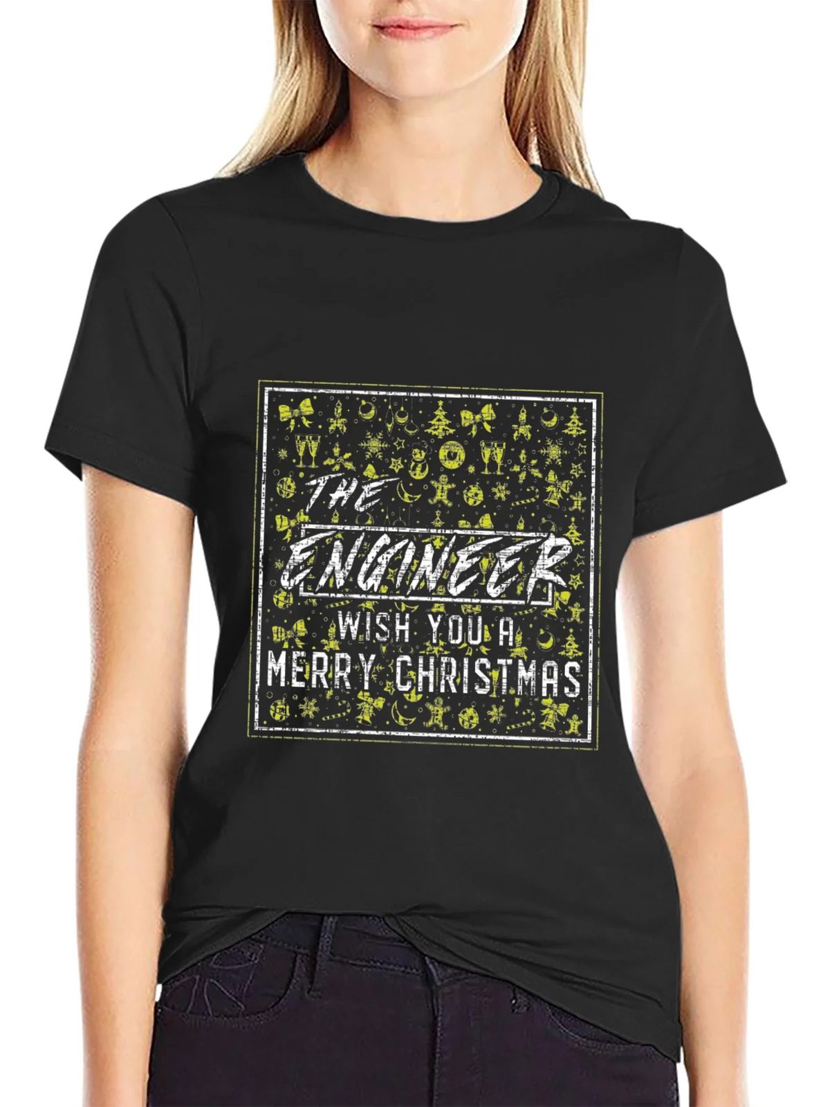 The Engineer Wish You A Merry Christmas T-Shirt product image 2
